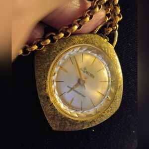 Vintage Pendant Watch With Chain Mechanical
